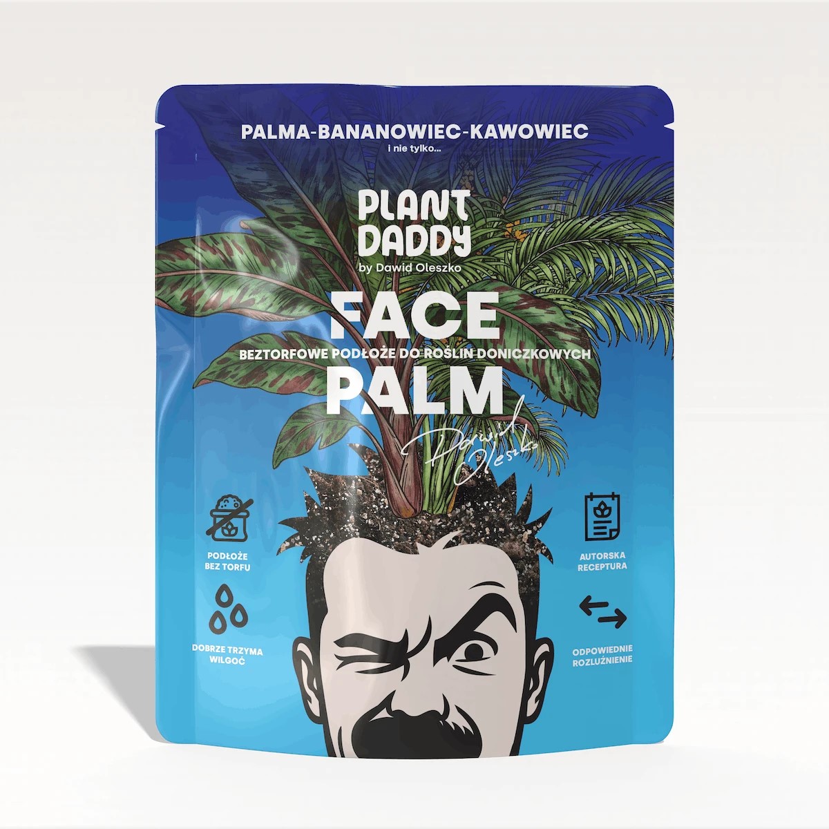 Podłoże do palm domowych o lekkiej i przewiewnej strukturze, stworzone do przesadzania roślin wrażliwych na ciężką i długo mokrą ziemię.